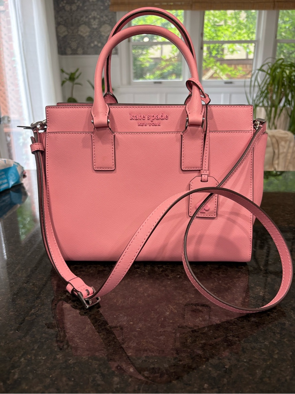 Kate Spade New York Cameron Pink Leather Tote - Picture 4 of 4